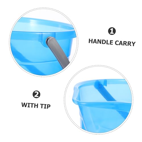 ORFOFE Food Grade Plastic Water Storage Bucket Multi-Purpose for Camping Beach Home Wash Fish