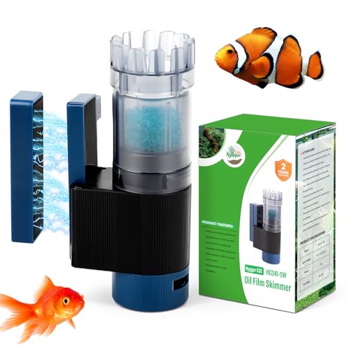 Aquarium Surface Skimmer, 96 GPH Flow Rate – Ideal for Freshwater & Saltwater Compatible, 5W – Efficient Waste Removal