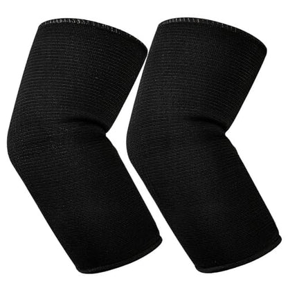 Elbow Compression Sleeves, Elbow Brace Support for Men & Women - color: Black 1 Pair