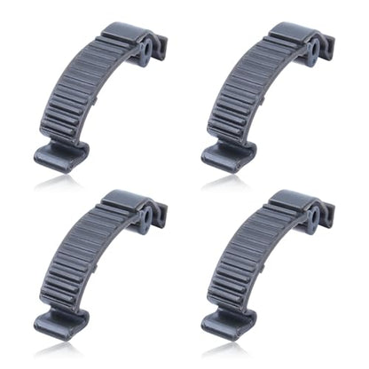 4 Pcs Top Cylinder Cover Snap Clip Buckle 503894701 Compatible with Husqvarna 346 351 353 356BT 356BF 357 359 435 435E 440E 445 450 450E 570 575 576 Chainsaw Replace 503894701 - color: Black