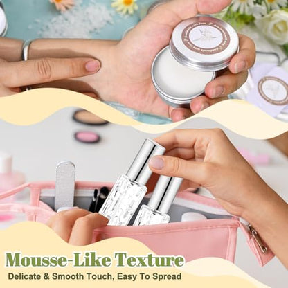 Perfume Making Kit- DIY Solid Perfume Making Kits for Women, Portable Pocket Solid Balm with Perfume Bottle, Travel Perfume Maker, Make Your Own Perfume Kit, Fragrance Blam Gifts for Girls