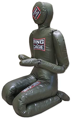 Deluxe MMA Grappling/ Jiu Jitsu/ Ground & Pound Dummy 3.0 - Youth or Adult - color: Adult (Filled)-Marine Green