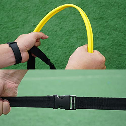 Agility Ladder Fixed Agility Training Ladder, Speed Training Equipment,Fitness Jumping Ladder Footwork Sport Equipment,Multiple Models are Available(Size:5.1M) - size: 5.1M