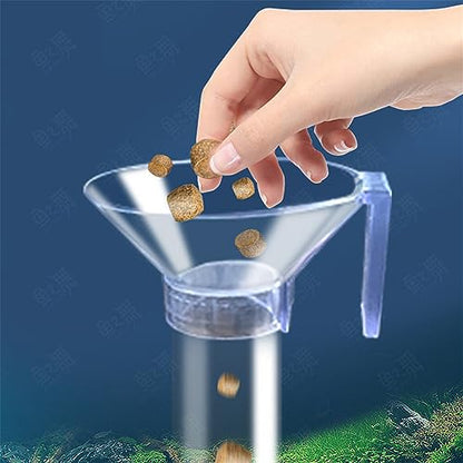 Transparent Feeding Tube For FishTank Easy Clean Feeding Supplies For Fish&Shrimp Feeding Accessories Aquarium Feeding Tube And Dish