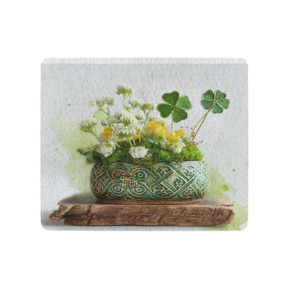 Coffee Mat Pot Moss Arrangement Green Coffee Bar Mat Hide Stain Absorbent Drying Pad with Waterproof Rubber Backing Fit Under Coffee Maker Machine Pot Espresso