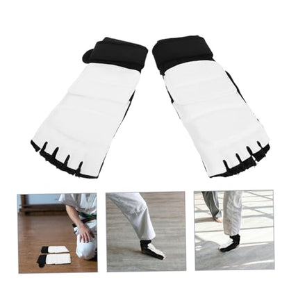 Veemoon Taekwondo Foot Protector Gear XL Non-Slip Karate Foot Pads for Martial Arts Sparring Training Adults and Youth