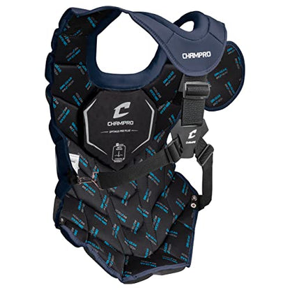 Champro Optimus Pro Plus Chest Protector - color: Navy, size: Intermediate (15.5")