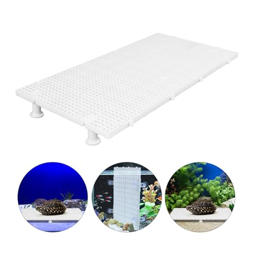 HEMOTON 1set Fish Tank Divider Board Reusable Aquarium Isolation for Fish Turtles and Amphibians Promotes Healthy and Water Circulation Support Non-Weighted Mesh Panel