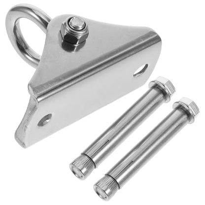 VANZACK 1set Heavy Duty Stainless Steel Swing Hanger Set Multi-Functional Hooks for Hammocks Punching Bags and Swings Easy Installation Support for Locations