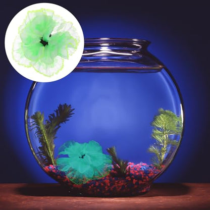 Cabilock Aquarium Plant Decoration Silicone Aquatic Plant Ornament Lifelike Green Water Grass for Fish Tank Landscaping Home Aquarium Decor