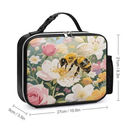 Goldfish Swimming in The Fish Tank Lunch Bag for Women Men,Reusable Portable Lunch Box, Soft Cooler Lunchbox for Work Picnic
