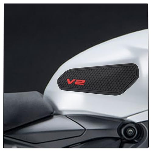 Motocycle V2 Batliss Side Fuel Tank Pads Protector Decal for Ducati Streetfighter V2 Panigale V2 Rubber Ant-Slip Sticker 2020>2024 Accessories