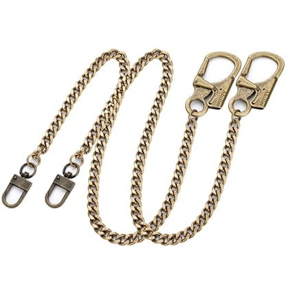 Ahiller Heavy Duty Key Wallet Chains for Men Biker - color: Bronze-bk-2p