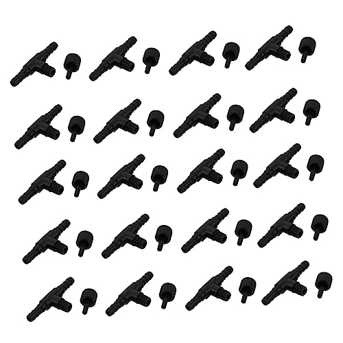 Kisangel 30pcs Aquarium Air Valve Tubing Connector Type Regulating Valve for Fish Tank Oxygen Control Accessory for Management