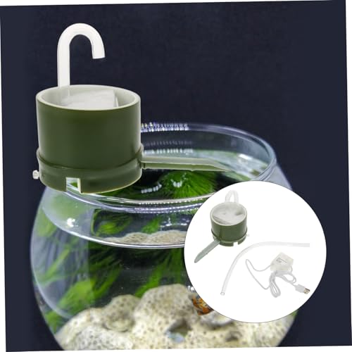 balacoo 1set Filtration Box for Fish Tank Multifunctional Drip Box with USB Water Pump Aesthetics Oxygen Reusable Aquarium Accessory