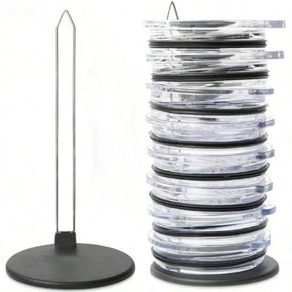 Vertical Cup Lid Organizer No Drill Kitchen Lid Storage Rack - 7.7" L x 3.5" W