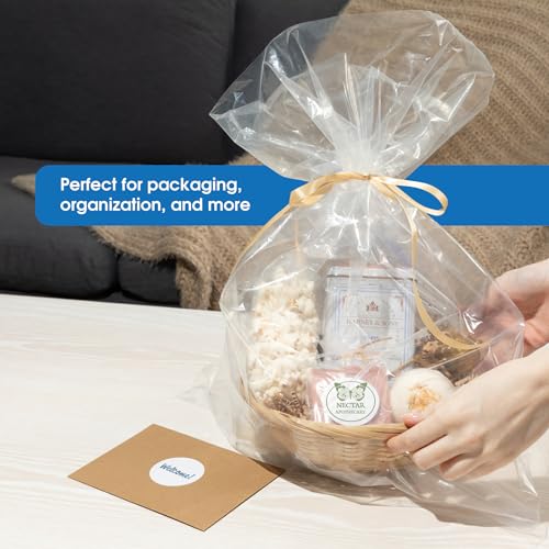 6" X 24" Open-End Flat Poly Bags (1000 Count) - 2 Mil Clear Heat-Sealable Plastic Bags for Packaging, Shipping, Storage - No Adhesive Strip - Spartan Industrial - size: 6" X 24"