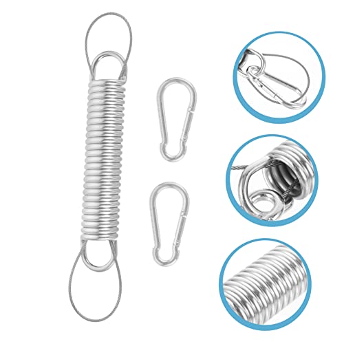 1set Hammock Spring Kit for Outdoor Swing Chairs Suspension Set Rotation for Comfortable Swinging Includes Galvanized Spring Hooks