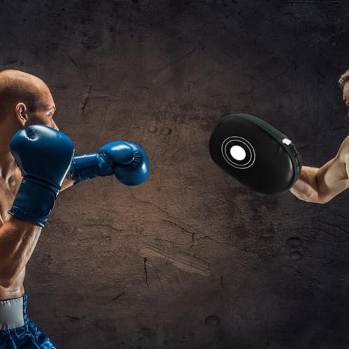 Zerodeko Muay Thai Training Hand Pad Curved Focus Mitt 1pcs Boxing Kickboxing Taekwondo Strike Shield for Martial Arts Training