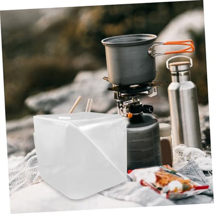 balacoo Foldable Water Storage Bucket Camping Water Storage Tank Portable Collapsible Container Lid Outdoor for Hiking Fishing