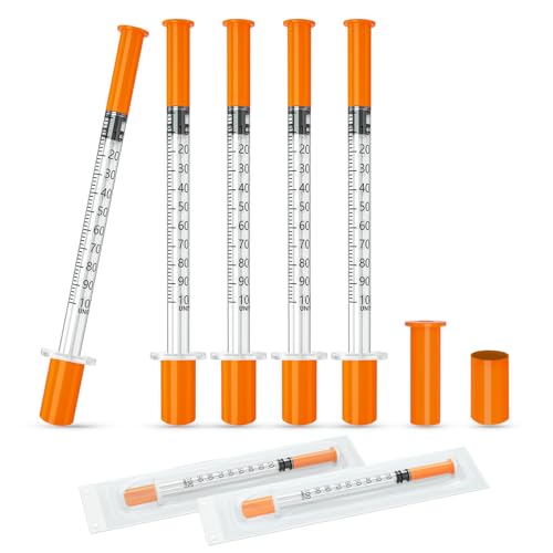 1ml Syring 29G 5/16" 8mm, Lab Tools Individually Wrapped 100 Pack