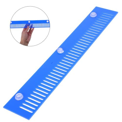 SUPVOX Aquarium Overflow Comb with Suction Cup Multi Functional Fish Tank Divider Guard Panel for Easy Maintenance Sturdy Design and Enhanced Fish Safety for Household Aquariums