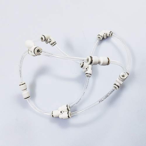 Aquarium CO2 Proof Tubing and Quick Connect Fittings CO2 System Improving Kit