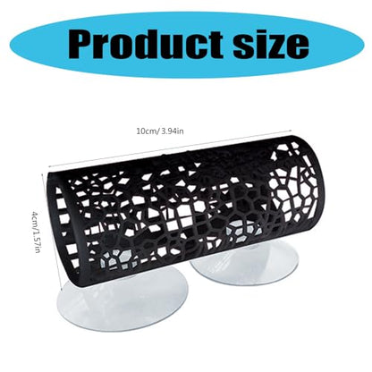 Resin Fish Hideaway Tube for Aquarium, Sleeping Cave Shelter with Hollow Tunnel Design, Shrimp Hiding Tank Decoration Accessories