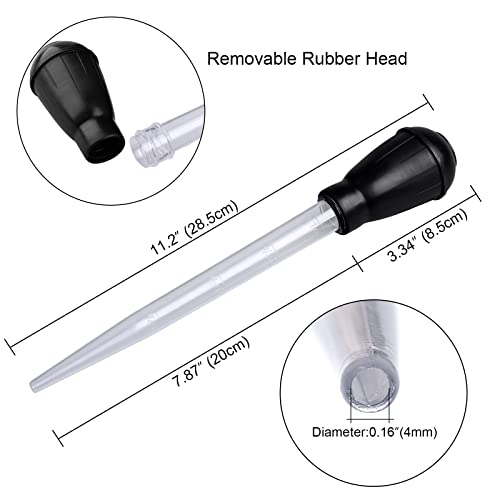 Manual Fish Tank Water Changer Aquarium Dropper, 30ml Aquarium Clean Pipette Dropper, Fish Tank Cleaning Waste Remover, Aquarium Gravel Cleaning Straw, Black - color: Black