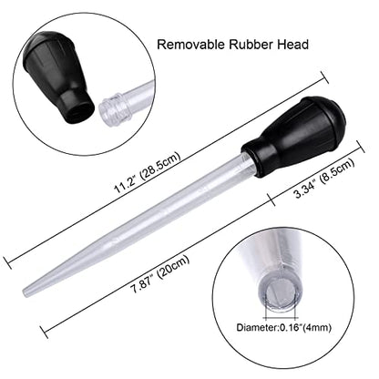 Manual Fish Tank Water Changer Aquarium Dropper, 30ml Aquarium Clean Pipette Dropper, Fish Tank Cleaning Waste Remover, Aquarium Gravel Cleaning Straw, Black - color: Black