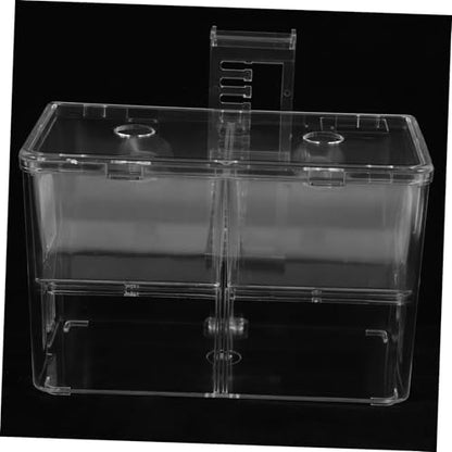 balacoo Fish Breeding Box Incubator for Aquariums Divider for Fry -Resistant Material for Fish Tank Use Efficiently Protects