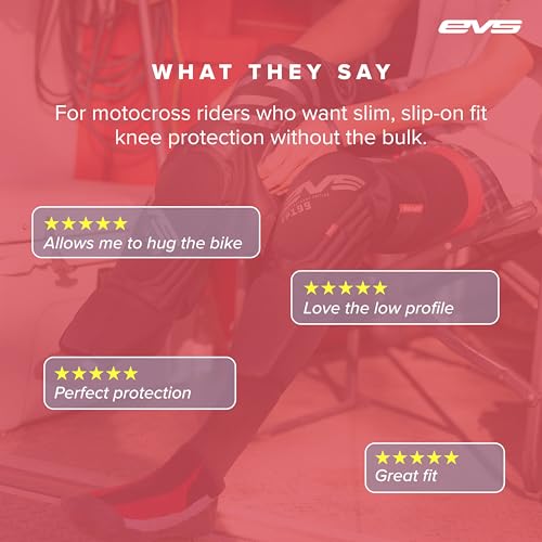 EVS TP199 Travis Pastrana, Moto Knee/Shin Guard, Reactive Memory Foam - color: Blackout, size: Small-Medium