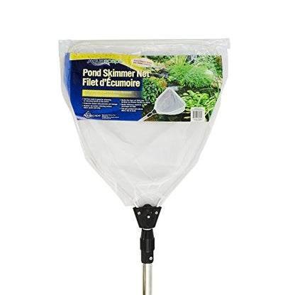Aquascape Heavy-Duty Pond Skimmer Net with Extendable Handle, Durable Fine Mesh for Debris Removal, 36 to 69-Inch Adjustable Length, 98562