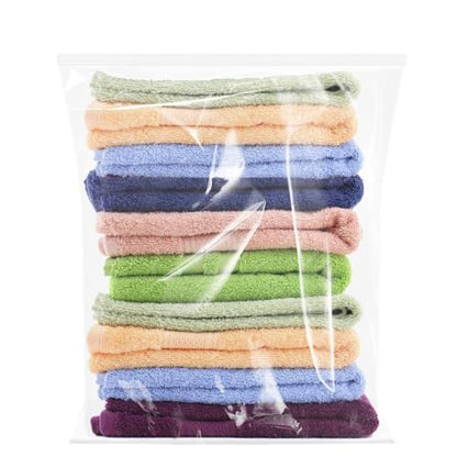 Extra Large Plastic Bags With Zipper Top, 24x32in,3-Mil Thick,5 Pack,Storage Bags for Clothes,Travel, Moving, Reusable,Heavy-Duty,BPA-Free, Clear Plastic - size: 24x32in