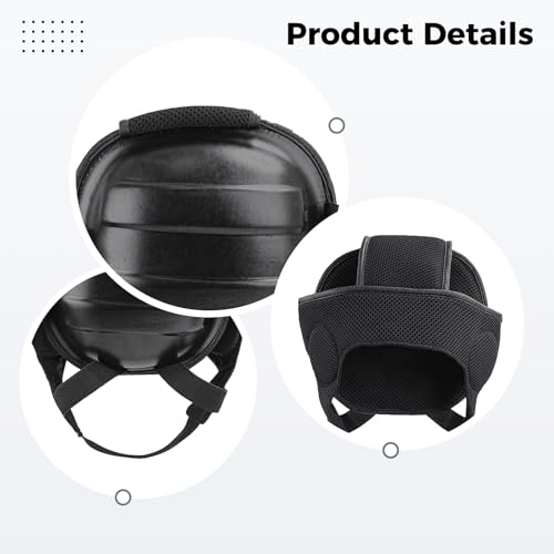 2 Pcs Adjustable Headgear for Wrestling and MMA, Protective Gear with Eva Padding, Breathable Mesh, Elastic Straps for Boxing Training