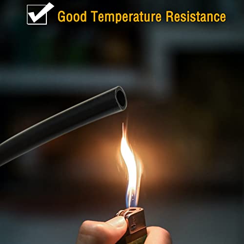 Silicone Tubing 5/8" ID x 7/8" OD Black Food Grade High-temperature Pure Silicone Hose Tube Pipe for Air and Liquid Transfer (Length 3 Meter- 10FT) - size: 5/8"x7/8", style: 10FT