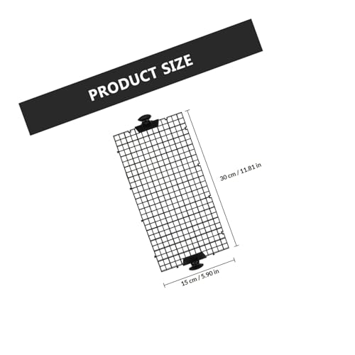 GALPADA Fish Tank Divider Mesh Aquarium Isolation Board 3pcs Set with 10 Black Suction Cups 30x15cm for Fish Breeding and Aquarium Separation