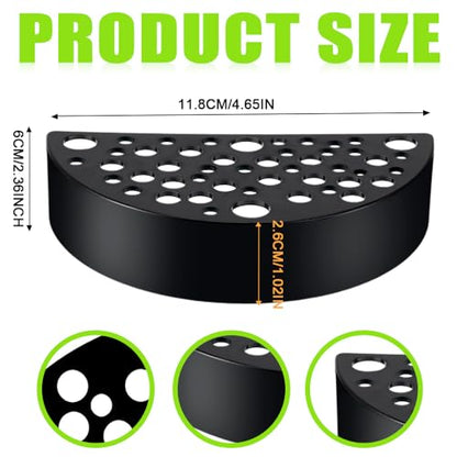 2 PCS Shrimp Hides for Aquarium, Shrimp Cave, Small Fish Tunnel Shrimp Breeding House, Plastic Shelters Aquarium Shrimp Hideout, Fish Tank Accessories Decor, Black
