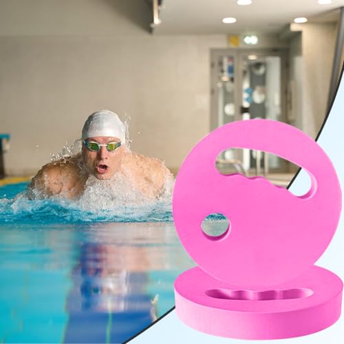 Water Exercise Discs Ergonomic Grip Aqua Exercise Equipment | Swim Aerobic Fitness Disc for Women Adults Youth Teens Beginners Pool Fitness Exercise Training Workout - color: Pink