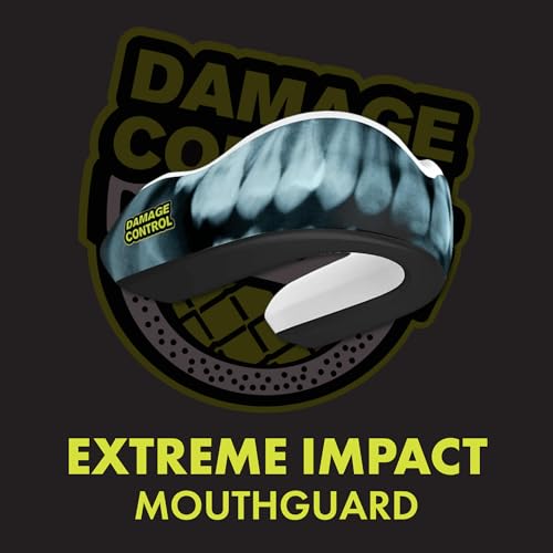 DAMAGE CONTROL Extreme Impact Sports Mouth Guard w/Case – X-Ray - color: X-ray, size: Adult