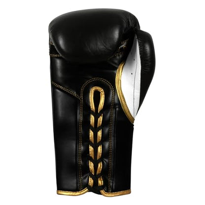 Title Boxeo Mexican Leather Lace Training Gloves Quatro - size: 18 oz