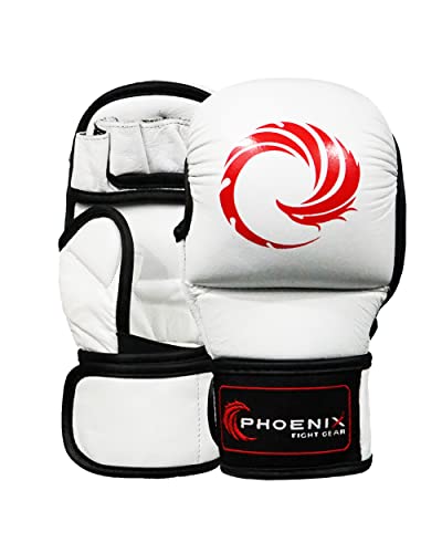 Flight MMA Training Gloves - color: White, size: Large