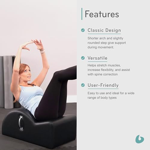 East Coast Step Barrel, Spine Corrector & Back Stretcher, Balanced Body | Pilates Workout Equipment for Home Gym and Studio