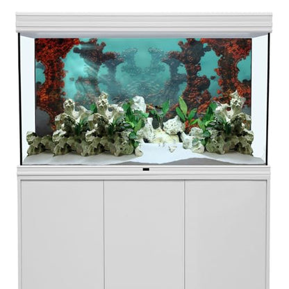 AWERT 48x18 inches Underwater Aquarium Background Undersea World Fish Tank Background Vinyl