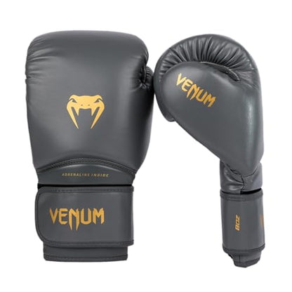 Venum Contender 1.5 Kids Boxing Gloves - color: Graphite/Gold, size: 6-Ounce