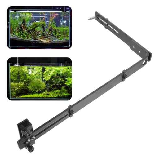 Toddmomy 2pcs Aquarium Light Holder Adjustable, Aquarium Light Riser Fish Tank Led Light Stand Aquarium Lamp Brackets Support for Holder