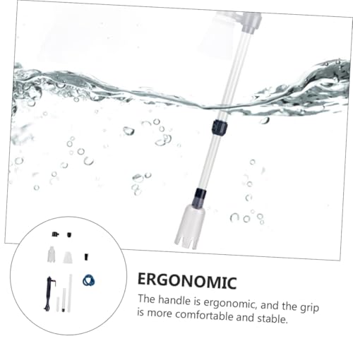 Toddmomy Automatic Aquarium Water Changer and Gravel Vacuum Cleaner Electric Fish Tank Water Cleaner Sand Siphon Tool for Home Aquarium Maintenance