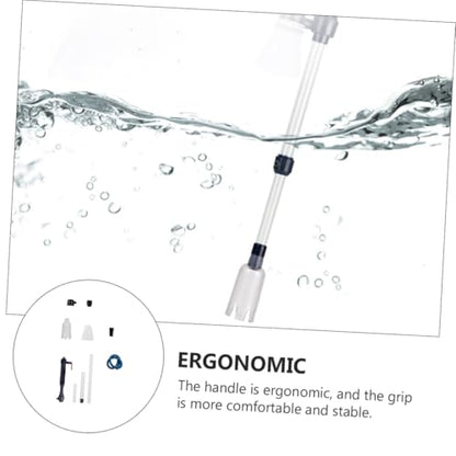 Toddmomy Automatic Aquarium Water Changer and Gravel Vacuum Cleaner Electric Fish Tank Water Cleaner Sand Siphon Tool for Home Aquarium Maintenance