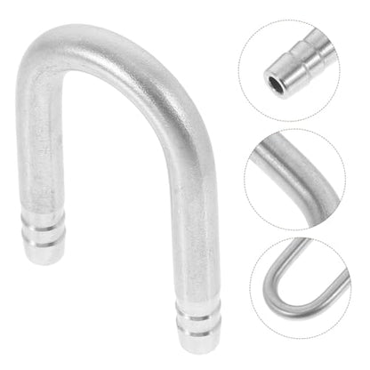 Stainless Steel u Shape Tube Connector for Aquariums Stainless Steel Hose Fittings for Fish Tank and Systems Easy to Install Leakproof Design Aesthetic Appeal