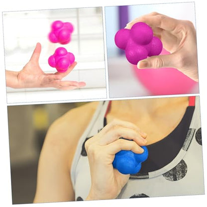 POPETPOP Hexagonal Agility Balls 6 Pcs TPR for Goalkeeper Training
